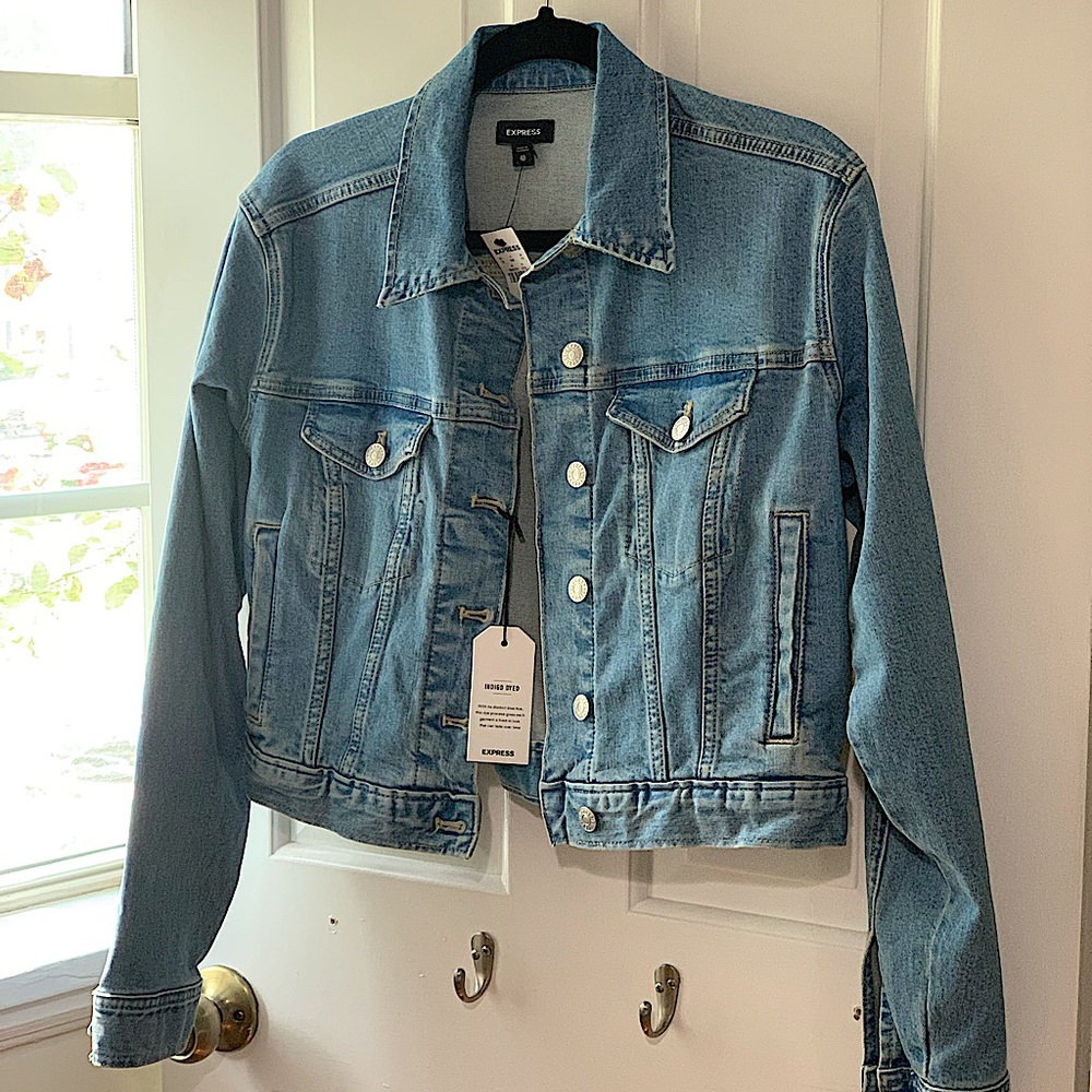 Express Indigo Wash Jean Jacket